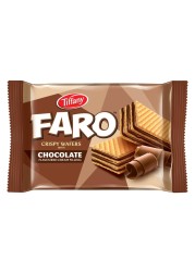 Tiffany Faro Crispy Wafers with Chocolate Flavoured Cream Filling, 40g Pack of 12