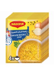 نستله ماجي شوربة الدجاج والمعكرونة 60 غرام حزمة من 12