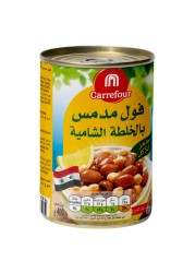 كارفور فول مدمس شامية وصفة جاهزة للأكل 400 غرام حزمة من 4