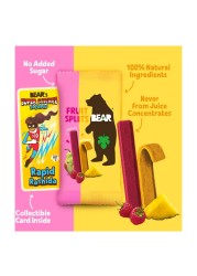 Bear Raspberry and Pineapple Flavour Fruit Splits Snack, 20g Pack of 5