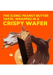 Reese&#39;s Stick Chocolate Flavour Coating Peanut Butter and Crispy Wafers, 42g Pack of 3