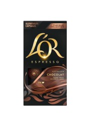 L&#39;Or Flavours Collection Chocolate Flavour Espresso Coffee Capsules, 52g