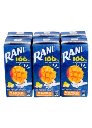 Rani Tetra Pack No Added Sugar Mango Mixed Fruit Drink 200ml Pack of 6