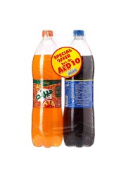 Pepsi And Mirinda Orange Carbonated Soft Drink 1.5L Pack of 2