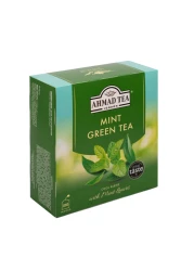 Ahmad Tea Mint Mystique Flavoured Green Tea with Mint Leaves Tea Bags 100 Tea Bags