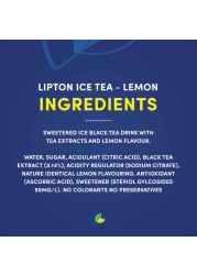 Lipton Lemon Ice Tea Non-Carbonated Refreshing Drink 320ml Pack of 6