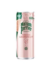Maison Perrier Forever Grapefruit Flavoured Sparkling Drink Slim Can 250ml Pack of 10