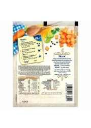 نور شوربة بالدجاج والنودلز، 60 غرام، حزمة من 4 قطع