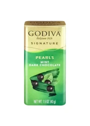 Godiva Pearls Mint Dark Chocolate, 43g