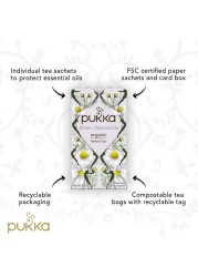 Pukka Organic Three Chamomile 20 Herbal Tea Bags