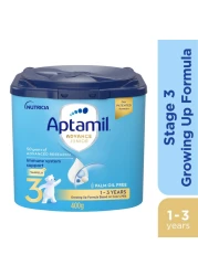Aptamil Advance Palm Oil Free Junior Growing Up Milk Formula, Stage 3, from 1 to 3 Years, 400g