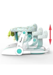 كرسي طعام محمول للأطفال وكرسي استرخاء للأنشطة للأطفال - أخضر