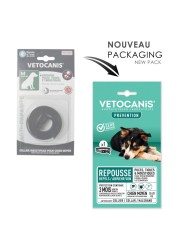 Vetocanis Flea Tick And Mosquito Repellent Collar For Medium Dog Black 60cm