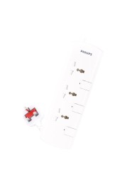 Philips 3 Way Extension Socket with Individual Switch 2m