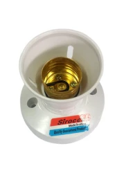 Sirocco Lamp Holder E27230 White