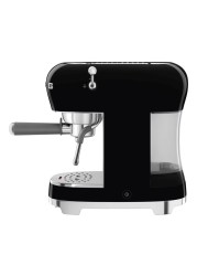 Smeg Espresso Coffee Machine with Pump ECF02BLUK Black 1350W