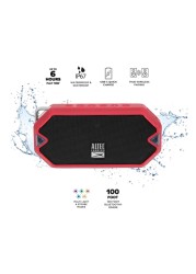 Altec Lansing HydraMini Waterproof Wireless Bluetooth Speaker IMW1000 Torch Red