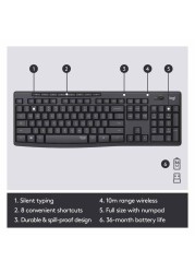 Logitech Wireless Keyboard And Mouse Combo MK295