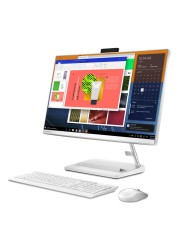 Lenovo IdeaCentre All-in-One 3 24ALC6 Desktop with 23.8-Inch Display AMD Ryzen 7 Processor 16GB RAM 512GB SSD AMD Radeon Graphic Card White