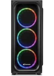 Sharkoon PC Gaming Desktop Intel i5-12400F 12TH GEN ASUS RTX 3050 16GB RGB DDR4 500GB NVMe SSD High-Performance