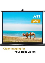 Generic-100 inches Projector Screen with Tripod Stand 4:3 Portable Projection Screen 4K 3D Projector Movies Screen for Home Office Indoor Outdoor Use