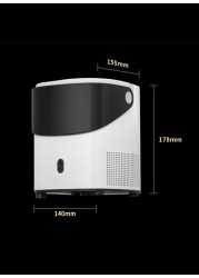 Projector 1080P Home Theater Android 9.0 with WIFI 6 BT Networks Support 4K Decoding 100in Display Same Screen Technique Movie Projector Auto Focus Keystone Function Built-in.
