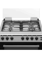 ويستبوينت طباخ غاز بأربع شعلاتWCLM6640-CI 60 سم - فضي