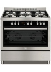 هوفر طباخ غاز قائم بذاته 90×60 سم HGC-S95G-S فضي وأسود