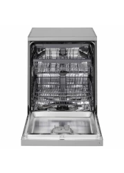 أل جي ترو ستريم غسالة الأطباق رباعية الغسيل DFC513FV بسعة 14 مكانًا - فضي