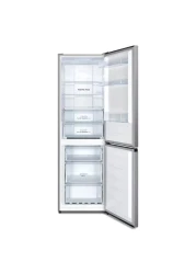 هوفر ثلاجة HBR-H390-S 390 لتر بفرامل سفلية فضي