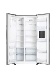 Hoover Side By Side Refrigerator HSB-H700-BWD Silver 700L
