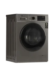 تيريم غسالة ملابس بتحميل أمامي سعة 8 كغ مع مجفف بسعة 5 كغ ، موديل TERWD8514MS - فضي