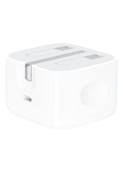 أبل 3 بين محول طاقة بمدخل USB-C - أبيض، 20 واط
