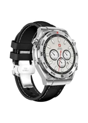 Swiss Military Dom 3 Smartwatch GPS Black and Victor 4 Truly Wireless Bluetooth In-Ear Earbuds Black with Replacement Straps