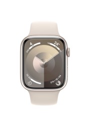 Apple Watch Series 9 GPS 41mm Starlight Aluminium Starlight Sport Band Medium/Large