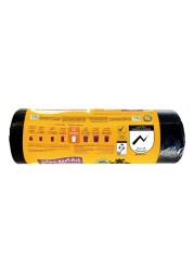 Enviro Guard 57 Gallon Anti Bacterial Garbage Bag Black 15 Garbage Bags