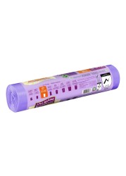 Enviro Guard 30 Gallon Lavender Scented Anti-Bacterial Purple Small 20 Garbage Bags