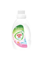 Carrefour Active Gel Detergent with A Touch of Softener, Liquid Gel, 1L Pack of 2
