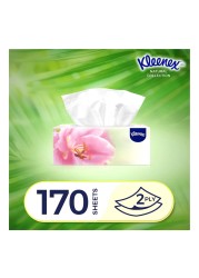 Kleenex Natural Collections Facial Tissue - Pack of 5 Boxes 170 Sheets x 2 Ply