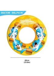 Doctor Dolphin Inflatable Swim Ring 60 cm for 4+ Years &ndash; Featuring Fun Designs With Dolphin