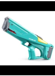 Toy Garrage Shark Electric Rechargeable Waterproof Water Bursting Gun Toy Sprayer for Summer, Outdoor, Beach &amp; Pool Ideal for Kids, Adults, 550ml Capacity (Red)