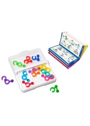 Smartgames - Iq Linka Travel Game For Kids And Adults, A Cognitive Skill-Building Brain Game Brain Teaser For Ages 6 &amp; Up, 120 Challenges In Travel-Friendly Case.