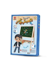 سبورة العبقري الصغير المغناطيسية مع حامل من الخشب عالي الجودة / حجم كبير 880 مم 530 مم
السعر العادي
