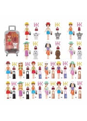 باور جوي عربة لعب صغيرة للدمية ليلى 17 سم - متعددة الألوان