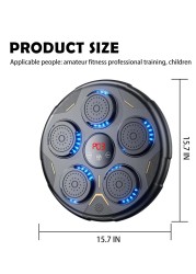 Smart Boxing Machine – Wall-Mounted Musical Punching Equipment with Bluetooth for Home Workout – Includes Gloves – Perfect for Adults & Kids