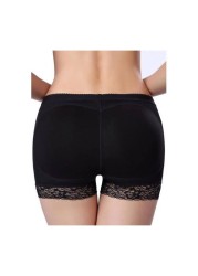 Women’s Padded Butt Lifter Shapewear, Push-Up Hip Enhancer Control Panties, Seamless Tummy Control Boyshorts with Removable Padding for Natural Curves