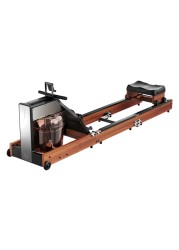 Kingsmith Water Resistance Rowing Machine, 68x58x50cm, Dark Brown
