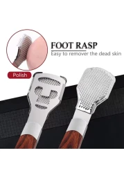Professional Feet Callus Remover Pedicure Tool Set &ndash; Foot Shaver, Scraper, Dead Skin Peeler, Rasp File, Corn &amp; Cuticle Cutter &ndash; Smooths Cracked Heels
