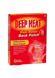 Deep Heat Pain Relief Back Patch Large 2 Patches