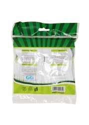 Falcon Plastic Tea Spoon White 50 PCS